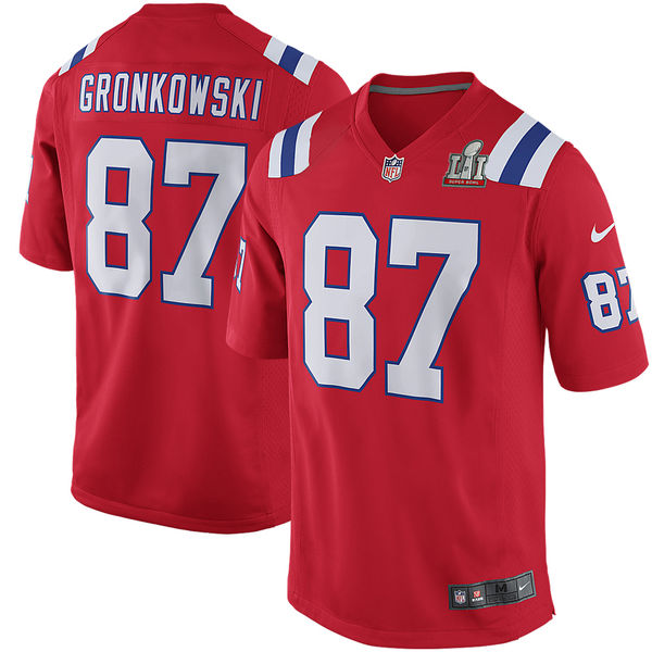 Rob Gronkowski New England Patriots Nike Youth Super Bowl LI Bound Game Jersey - Red